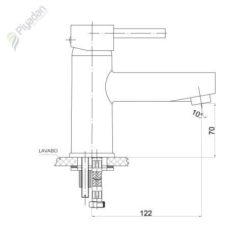 Gpd Espina Mlb 70 Lavabo Bataryası