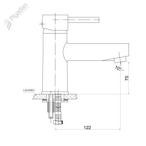 Gpd Espina Mlb 70 Lavabo Bataryası