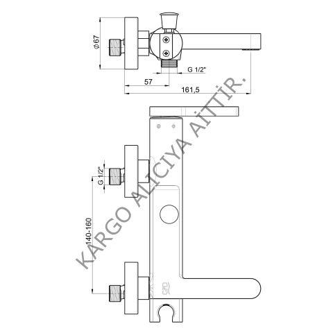 Gpd Gildo Mbb 165-S-R Banyo Bataryası