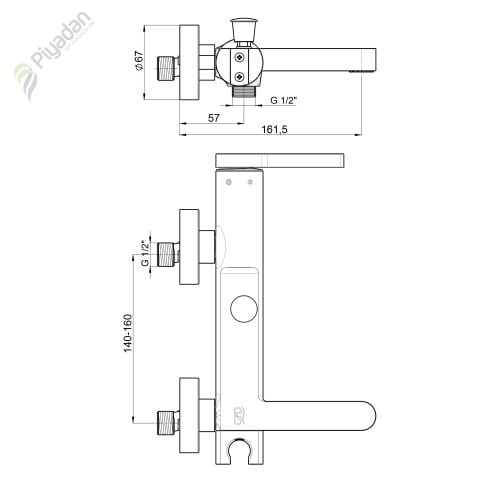 Gpd Gildo Mbb 165-S-R Banyo Bataryası