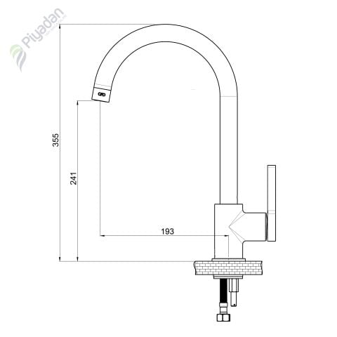 Gpd Gildo Mte 165-S-R Tek Gövde Eviye Bataryası