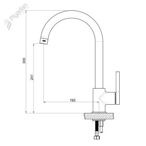 Gpd Gildo Mte 165-S-R Tek Gövde Eviye Bataryası