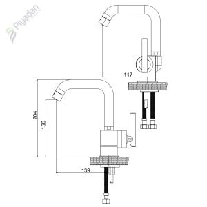 Gpd Frezia Mlb 100 Lavabo Bataryası