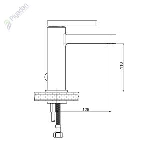 Gpd Gildo Mlb 165-S-R Lavabo Bataryası