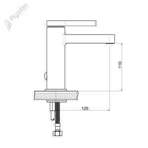 Gpd Gildo Mlb 165-S-R Lavabo Bataryası