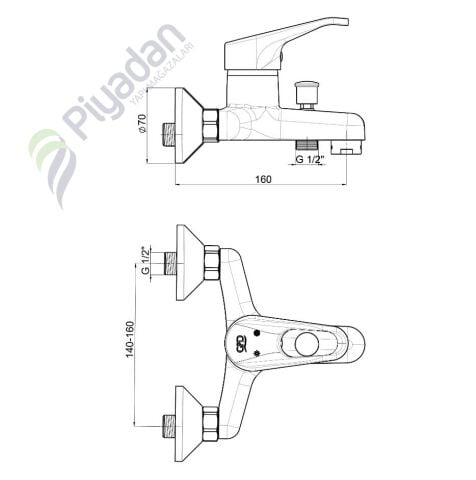Gpd Kalipso Mbb 20 Banyo Bataryası