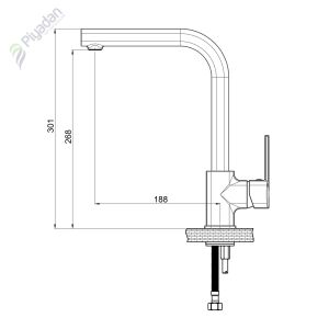 Gpd Pedra Mte 160 Tek Gövde Eviye Bataryası
