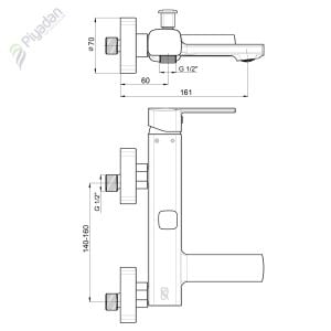 Gpd Pedra Mbb 160 Banyo Bataryası