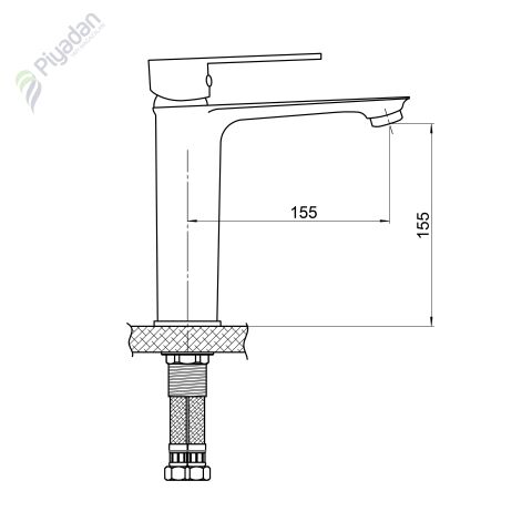 Gpd Provido Mlb 155-A Lavabo Bataryası