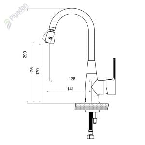 Gpd Solus Mtl 55 Tek Gövde Lavabo Bataryası