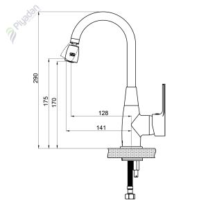 Gpd Solus Mtl 55 Tek Gövde Lavabo Bataryası