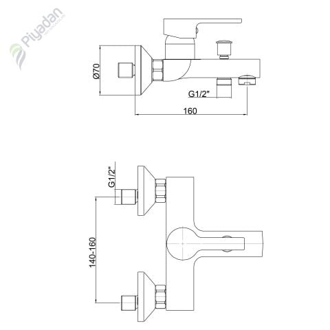 Gpd Solus Mbb 55 Banyo Bataryası