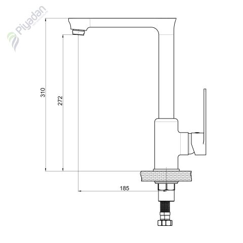Gpd Provido Mte 155-A Tek Gövde Eviye Bataryası