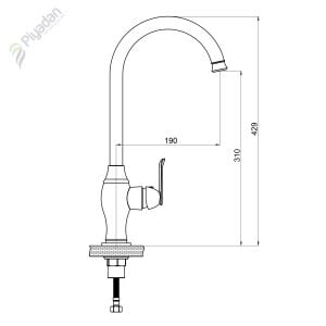 Gpd Tauro Mte 150-0 Tek Gövde Eviye Bataryası