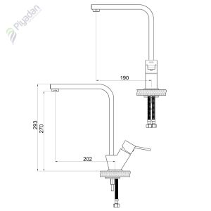Gpd Tulio Mte 135 Tek Gövde Eviye Bataryası