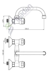 Gpd Rios Deb 30 Döner Borulu Eviye Bataryası