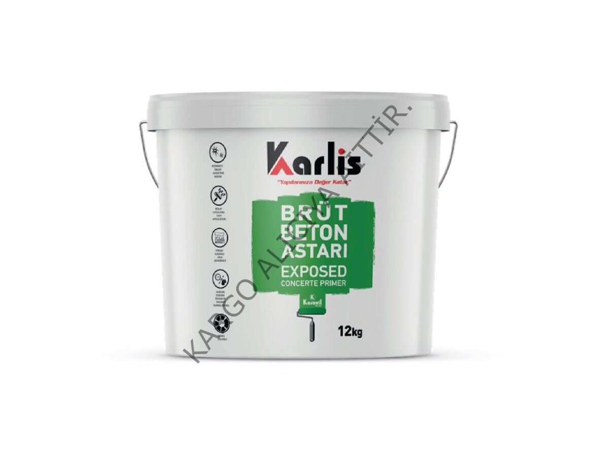 Karlis Beton Kontak Astarı Kırmızı (12 KG)