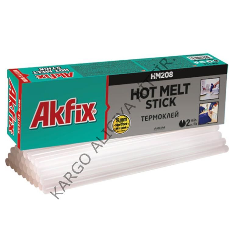 Akfix (GA100) Mum Silikon Şeffaf Çubuk 11.2*300mm