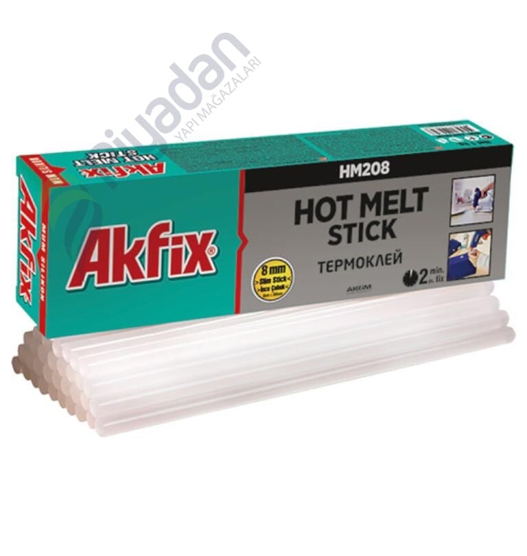 Akfix (GA100) Mum Silikon Şeffaf Çubuk 11.2*300mm