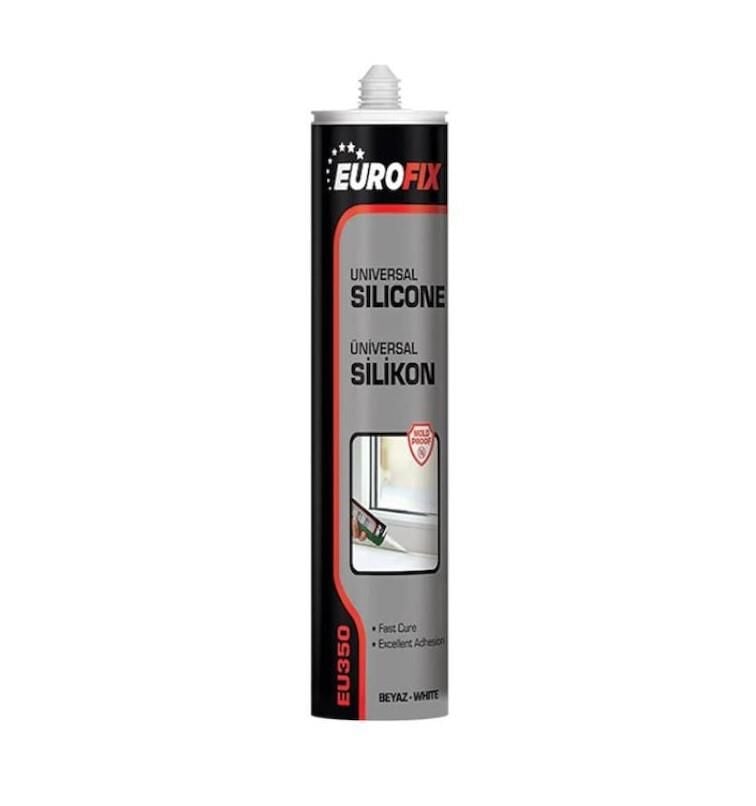 Akfix Eurofix Beyaz Silikon 280Gr Kod: SE042
