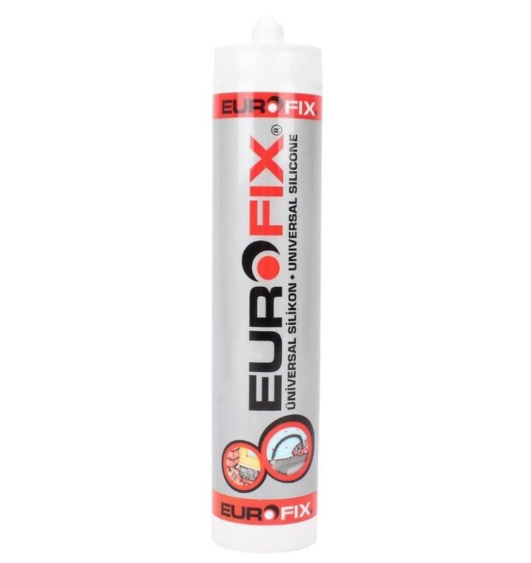 Akfix Eurofix Genel Amaçlı Şeffaf Silikon 280Gr