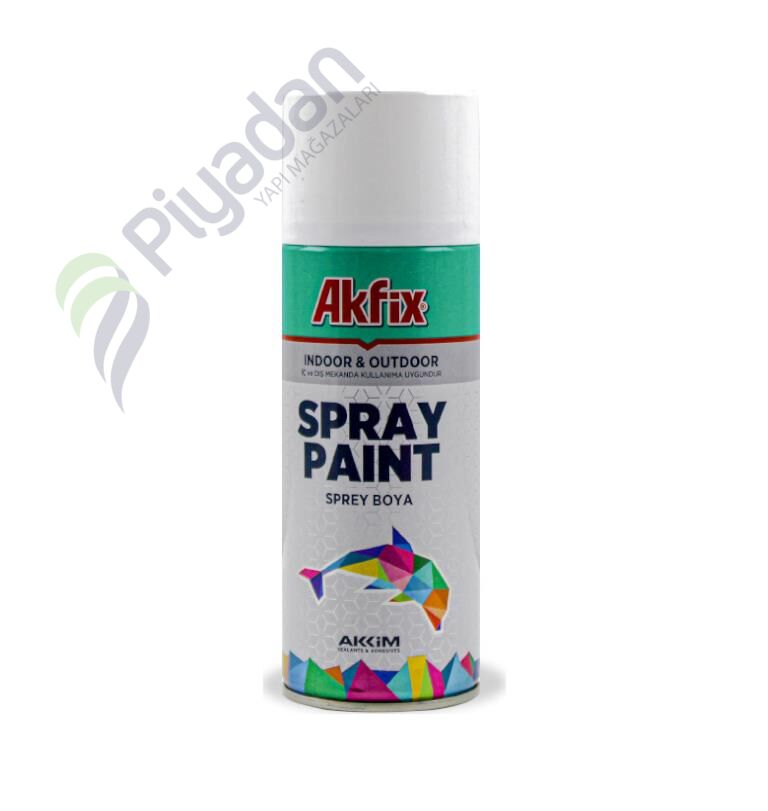 Akfix Parlak Beyaz Ral9010 Akrilik Sprey Boya400ml