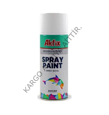 Akfix Parlak Beyaz Ral9010 Akrilik Sprey Boya400ml