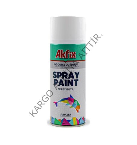 Akfix Parlak Beyaz Ral9010 Akrilik Sprey Boya400ml