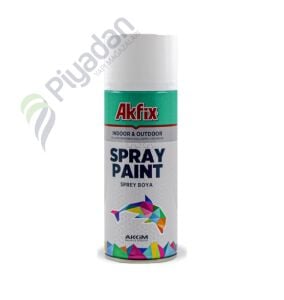 Akfix Parlak Beyaz Ral9010 Akrilik Sprey Boya400ml