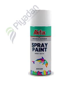 Akfix Parlak Beyaz Ral9010 Akrilik Sprey Boya400ml