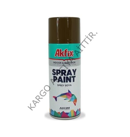 Akfix Parlak Kahve Ral8017 Akrilik Sprey Boya400ml