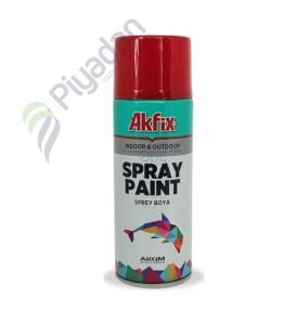 Akfix Parlak Kırmızı Akrilik Sprey Boya400ml
