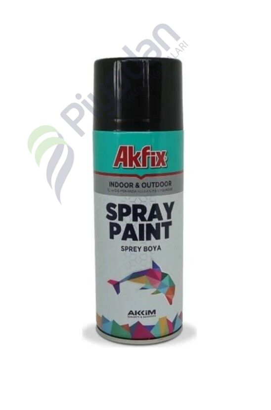Akfix Parlak Siyah Ral9005 Akrilik Sprey Boya400ml