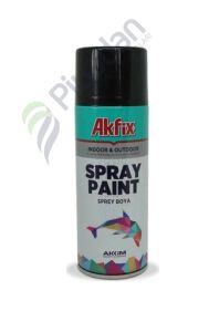 Akfix Parlak Siyah Ral9005 Akrilik Sprey Boya400ml