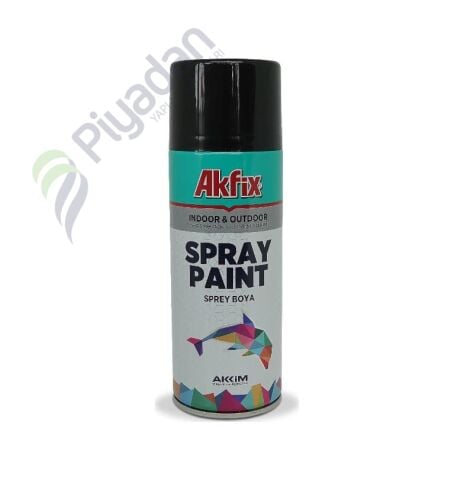 Akfix Parlak Siyah Ral9005 Akrilik Sprey Boya400ml