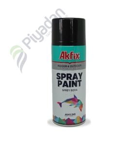 Akfix Parlak Siyah Ral9005 Akrilik Sprey Boya400ml