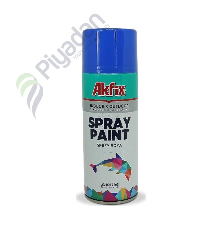 Akfix Parlak Mavi Ral5010 Akrilik Sprey Boya400ml