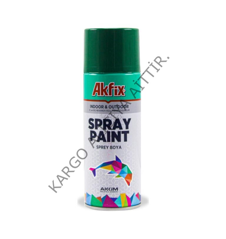 Akfix Parlak Yeşil Ral6001 Akrilik Sprey Boya400ml