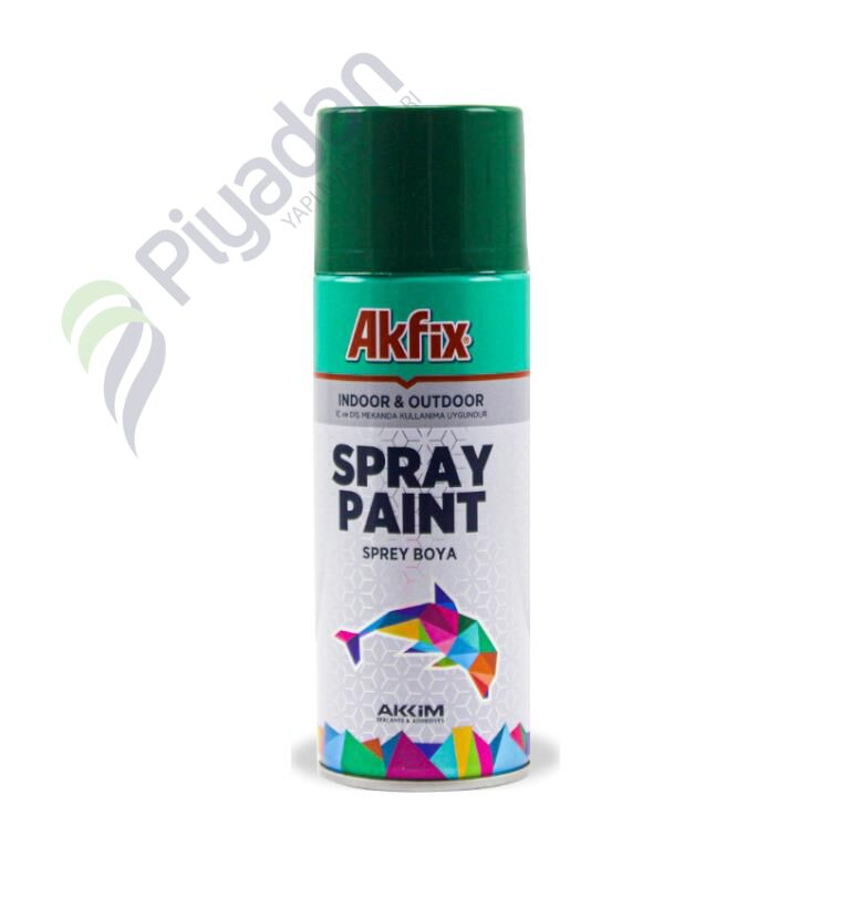 Akfix Parlak Yeşil Ral6001 Akrilik Sprey Boya400ml