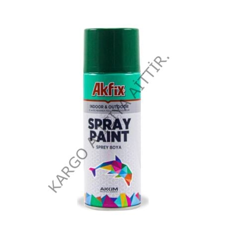 Akfix Parlak Yeşil Ral6001 Akrilik Sprey Boya400ml