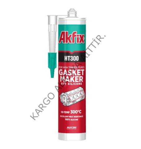 Akfix Rtv Yüksek Isı 310ml Kırmızı Silikon Sa075