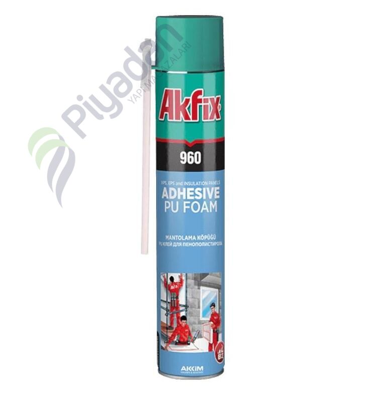 Akfix Pipetli Mantolama Yapıştırma Köpüğü 850gr