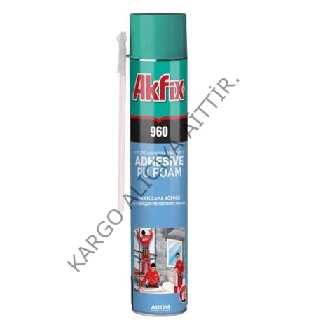 Akfix Pipetli Mantolama Yapıştırma Köpüğü 850gr