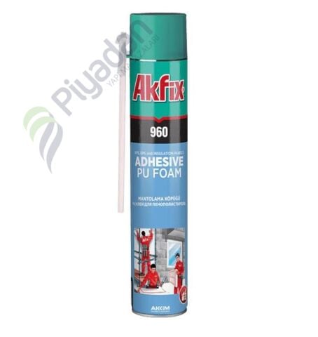 Akfix Pipetli Mantolama Yapıştırma Köpüğü 850gr