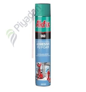 Akfix Pipetli Mantolama Yapıştırma Köpüğü 850gr