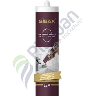 Sibax Üniversal Beyaz Silikon 280Gr/Adet LS66