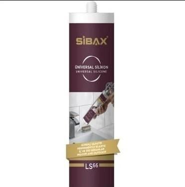 Sibax Üniversal Beyaz Silikon 280Gr/Adet LS66