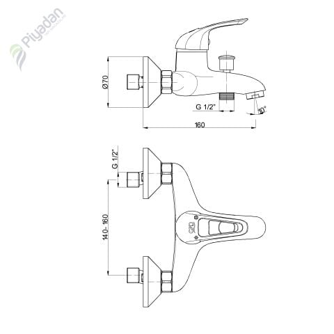 Gpd Adrio Mbb 120 Banyo Bataryası