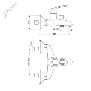 Gpd Adrio Mbb 120 Banyo Bataryası