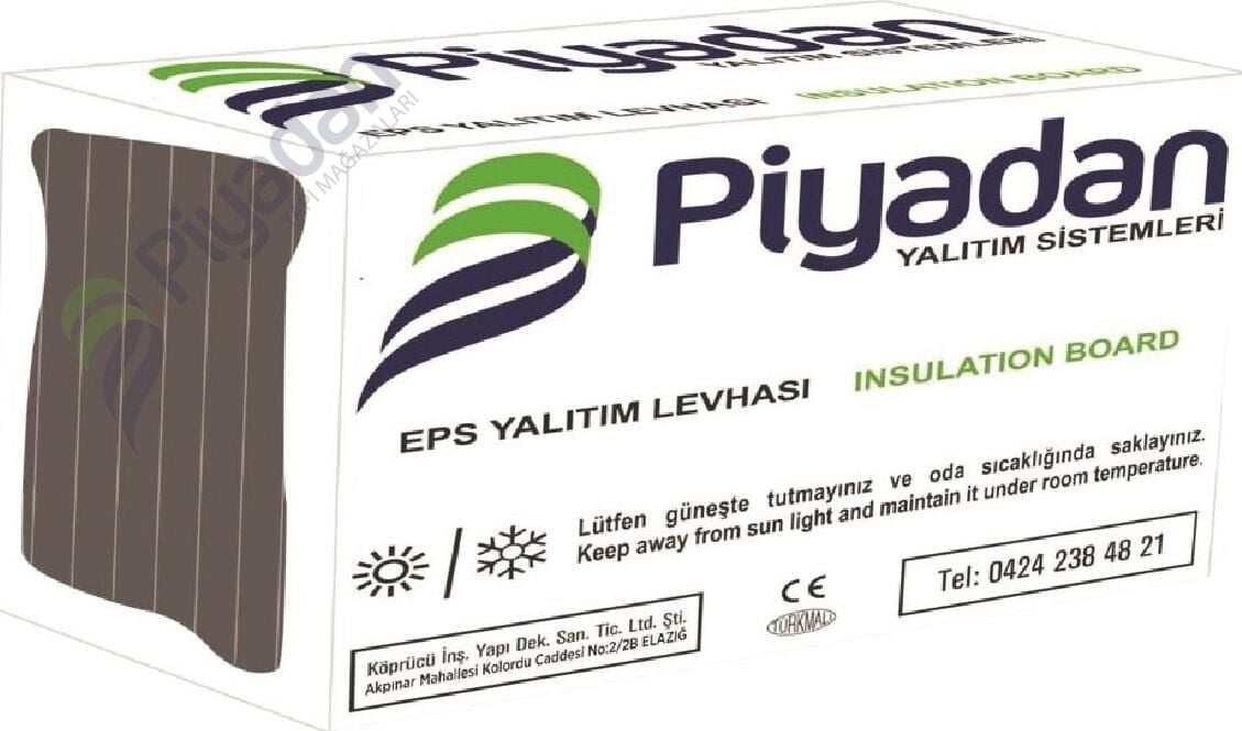 Piyadan Eps 8cm 14 Dns Karbonlu (3,00m2/Pkt)